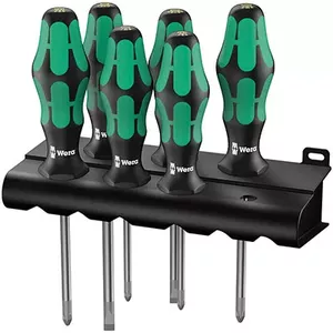 Набор стандартных отверток Wera 335/350/355/6 Kraftform Plus Wera 335/350/355/6 Kraftform Plus