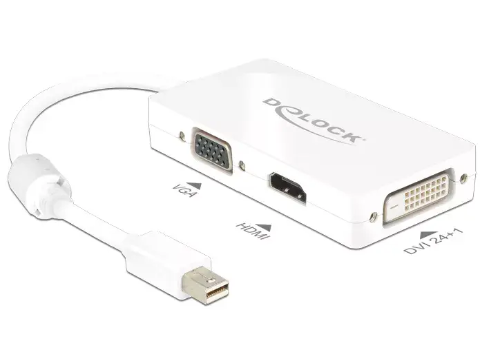 Кабель DeLOCK 0.16m DisplayPort VGA HDMI DVI Photo 2