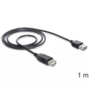 USB Cable DeLOCK EASY-USB 2.0-A 1m Black