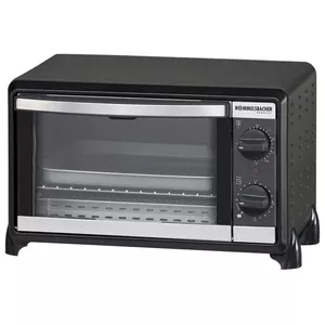 Tosterkrāsns Rommelsbacher BG950, 10 L, 950 W, melna, augšā/apakšā siltums, 80–230 °C, 30 min taimeris