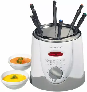 Фритюрница CLATRONIC FFR 2916, одна корзина 1 л, отдельно стоящая, белая