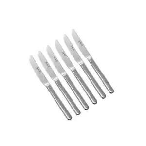 Table Knife Esmeyer Bettina set of 6 — stainless steel dining knives, model 250-006