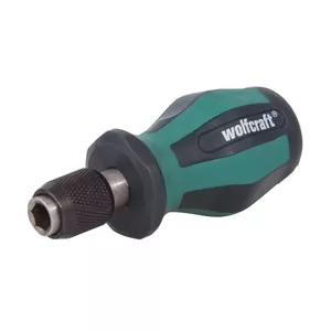 Hand screwdriver Wolfcraft 1-piece model 1239000, compact manual screwdriver