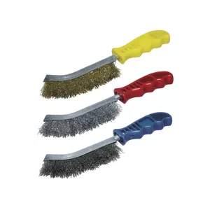 Hand Wire Brushes Set Wolfcraft 2138000
