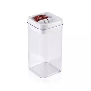 Leifheit 31210 food storage container Rectangular Box 1.2 L Red, Transparent, White 1 pc(s)