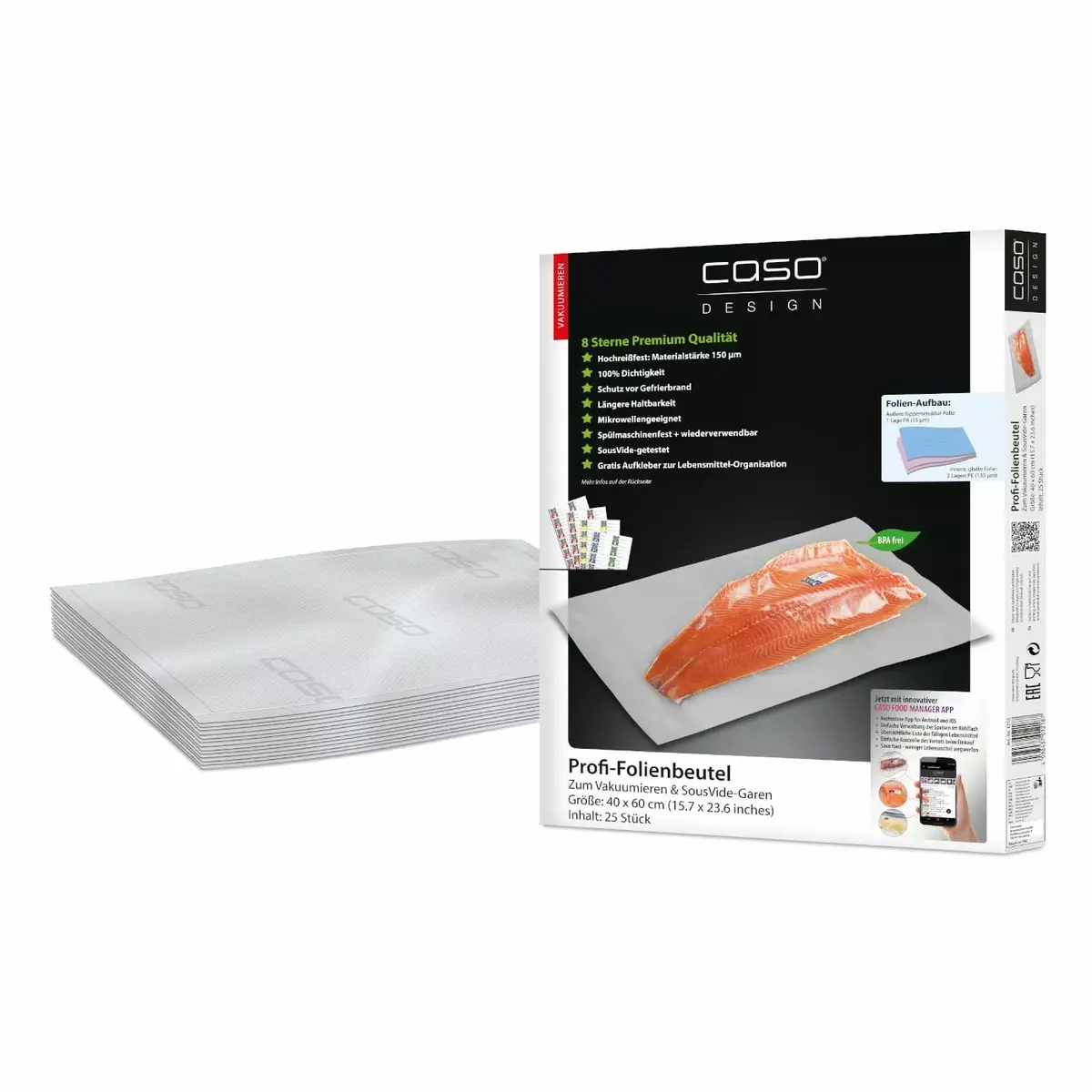 Vacuum sealer bag Caso 1218 Photo 2