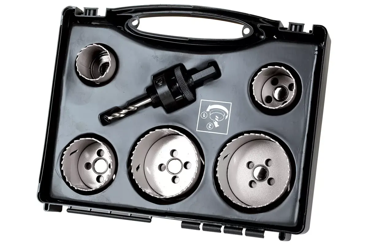Hole saw set Wolfcraft Bi-metal 5 pcs Photo 2