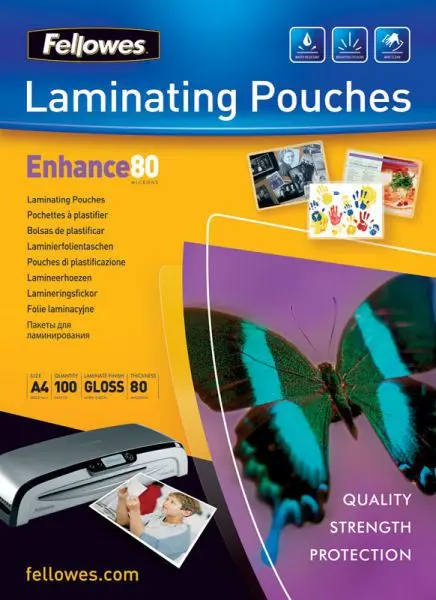 Fellowes ImageLast A5 80 Micron Laminating Pouch Photo 6