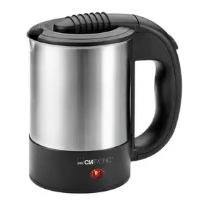 Electric kettle Clatronic 0.5 L 1000 W Black Stainless steel