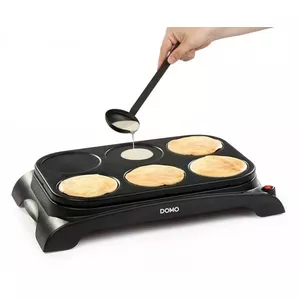 Crepe Maker Domo DO8709P 6 Crepes 1000 W Black