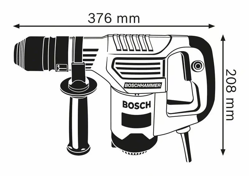 Перфоратор Bosch 0 611 320 703, 650 Вт Photo 2