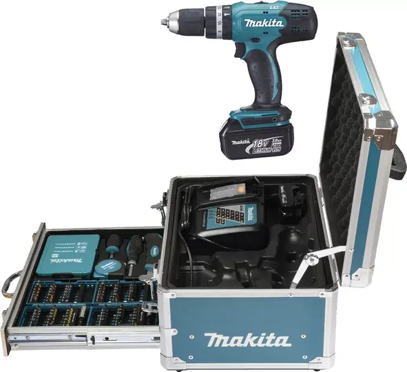 Makita DHP453RFX2 аккумуляторная дрель 18 В Photo 2