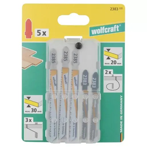 Zāģa asmeņi Wolfcraft 2383100 — 5 gab. Photo 2