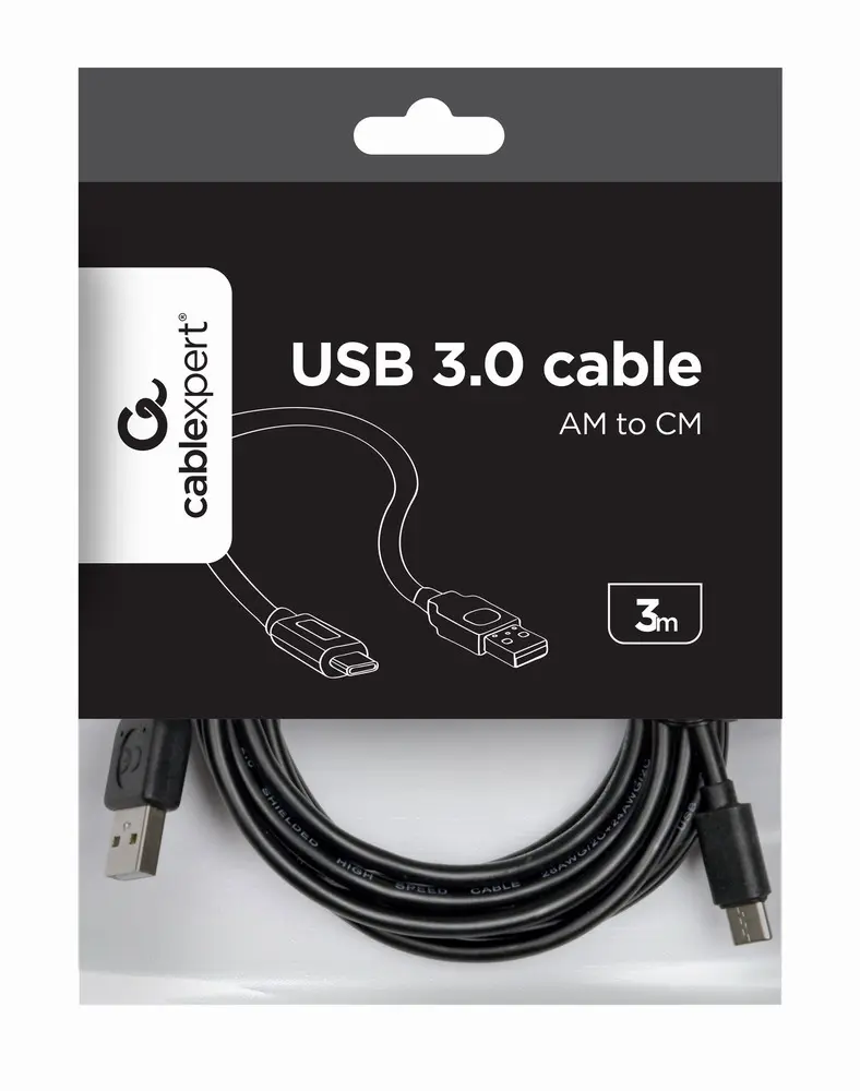 Gembird CCP-USB2-AMCM-10 USB 2.0 kabelis