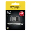 USB zibatmiņa Intenso 64 GB Slim Line Photo 6