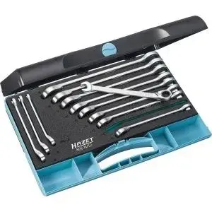 Hazet 12-piece ratcheting combination wrench set 8–19 mm, model 606N/12