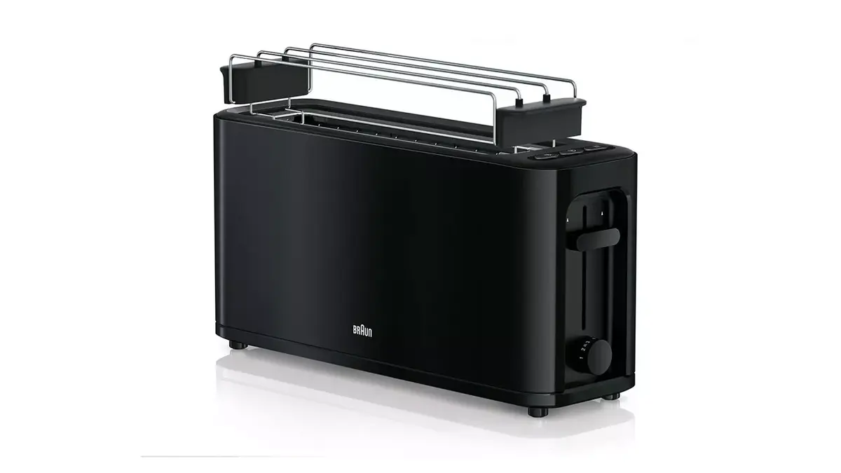 Toaster Braun HT3110 Black Photo 2