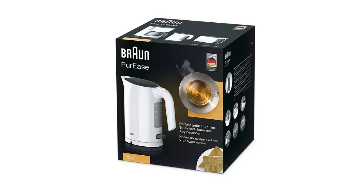 Электрический чайник Braun 1 Л 2200 Вт 0X21010012 Photo 4