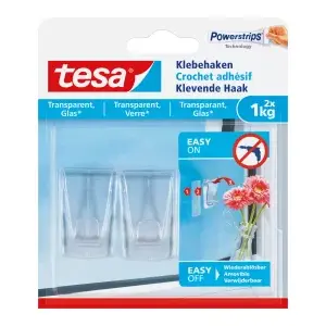 Универсальный крючок Tesa 77735-00000 Прозрачный Внутренний 2 шт