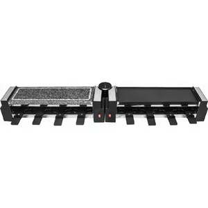 Raclettes grils Clatronic RG 3678 4 personām 1200 W melns