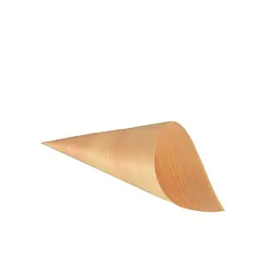 Disposable food tray Papstar 85674 Wood
