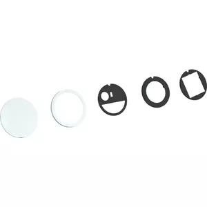 Bachmann Deckelset 926.100 — stainless steel look cover set for cable inlet and power modules