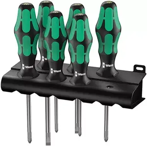 Skrūvgriežu komplekts Wera 335/350/355/6 Kraftform Plus