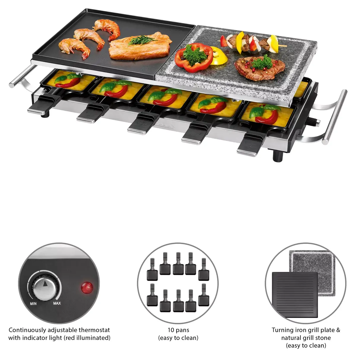 ProfiCook PC-RG 1144 Raclette Grill Photo 3