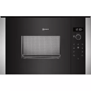 Neff HLAWD23N0 microwave Built-in Solo microwave 20 L 800 W Black, Stainless steel