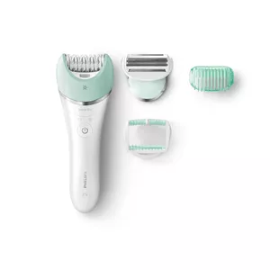 Эпилятор Philips Satinelle Advanced BRE620/00 — 32 пинцета, 17 дисков, Wet & Dry, 2 скорости