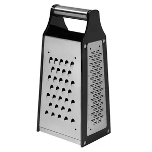 Box grater Lurch 240250 manual grater/spiralizer Black Stainless steel with 5 stainless-steel blades
