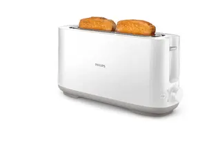 Тостер Philips Daily Collection HD2590/00 950 Вт 1 ломтик металлический корпус регулировка степени обжаривания функция размораживания поддон для крошек