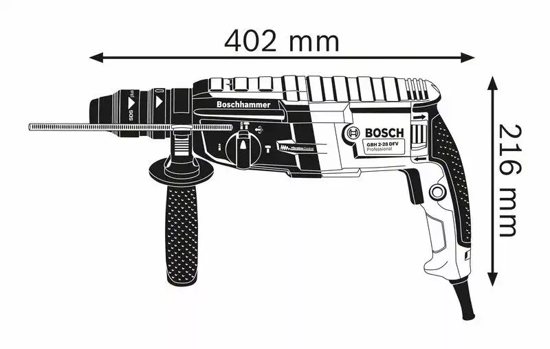 Перфоратор Bosch GBH 2-28 F Professional Photo 7