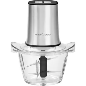 ProfiCook PC-MZ 1150 electric food chopper 1 L 400 W Stainless steel, Transparent