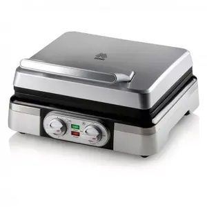 Waffle iron Domo DO9149W — 2 waffles, 1400 W, silver