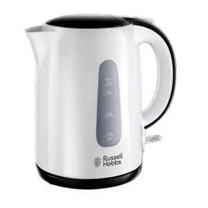 Russell Hobbs 25070-70 elektriskās tējkanna 1,7 L 2200 W Melns, Balts