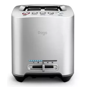 Toaster Sage the Smart Toast 5 — 2-slice stainless steel, 5 browning levels, touch control