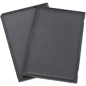 Grill plate Steba PG 4 — bottom plate with rippled and smooth surfaces (replacement part)