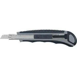 Utility Knife KWB 014018 Black Grey Snap-off Blade