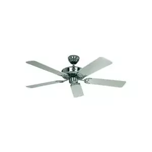 CasaFan Deckenventilator Classic Royal 132 CH (Ø) 132 cm Flügelfarbe: Weiß Gehäusefarbe: Chrom (glänzend) (513202)