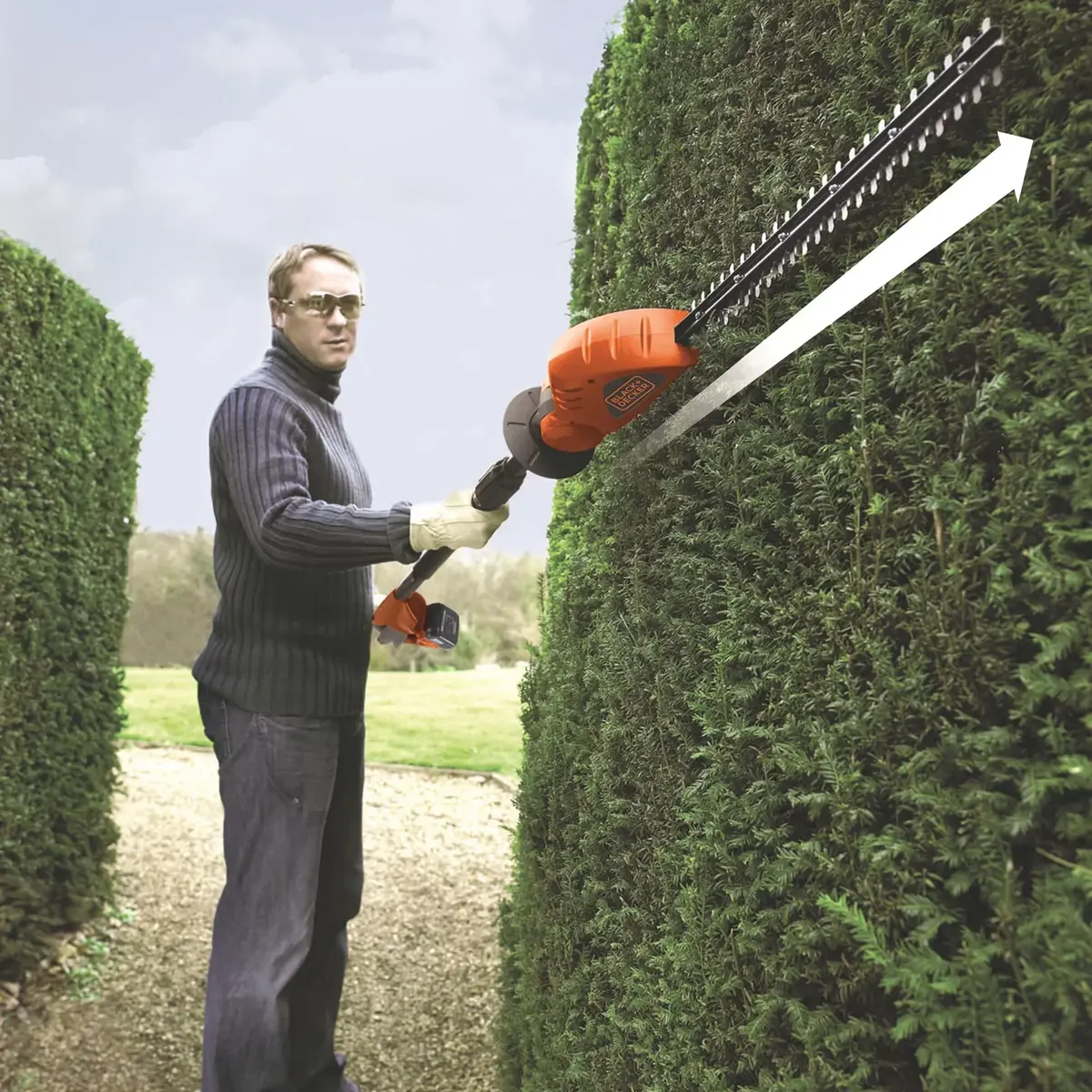 Ножницы для живой изгороди Black & Decker GTC1843L20-QW Photo 2
