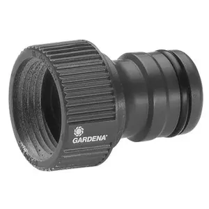Hose connector GARDENA 2801-20 — water hose fitting, black