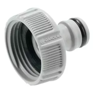 Соединитель для шланга GARDENA 18202-50, серый, 1 шт.