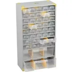 Workshop storage magazine allit 465620, 36 compartments, L 300 mm × B 140 mm × H 565 mm