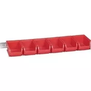 Uzglabāšanas kaste allit 457060 — izmēri 615×165×75 mm, sarkana, 1 gab.