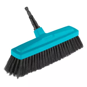 Broom GARDENA 3630 Indoor, Plastic (PP), 340 mm, Black/Cyan