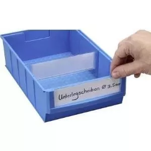 Labeling set allit ProfiPlus ShelfBox B White for storage boxes — model 456597