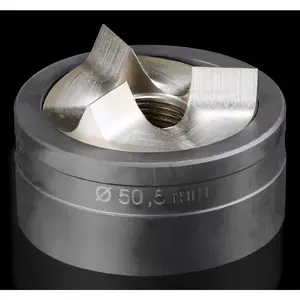 Rittal AS 4055.150 sheet metal punch for stainless steel, round M50 hole