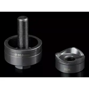Lokšņu metāla urbis Rittal AS 4055.250, apaļš M50 Ø 50,5 mm, metāliska krāsa