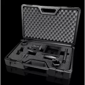 Punching Tool Rittal AS 4055.392 for Steel Sheet, Square 92 x 92 mm, Black
